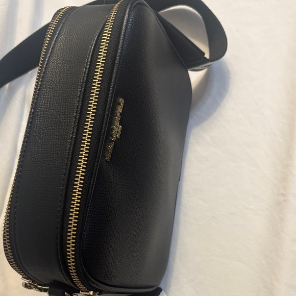 Karl Lagerfeld Unisex Black Crossbody with Logo Strap - Picture 5 of 6